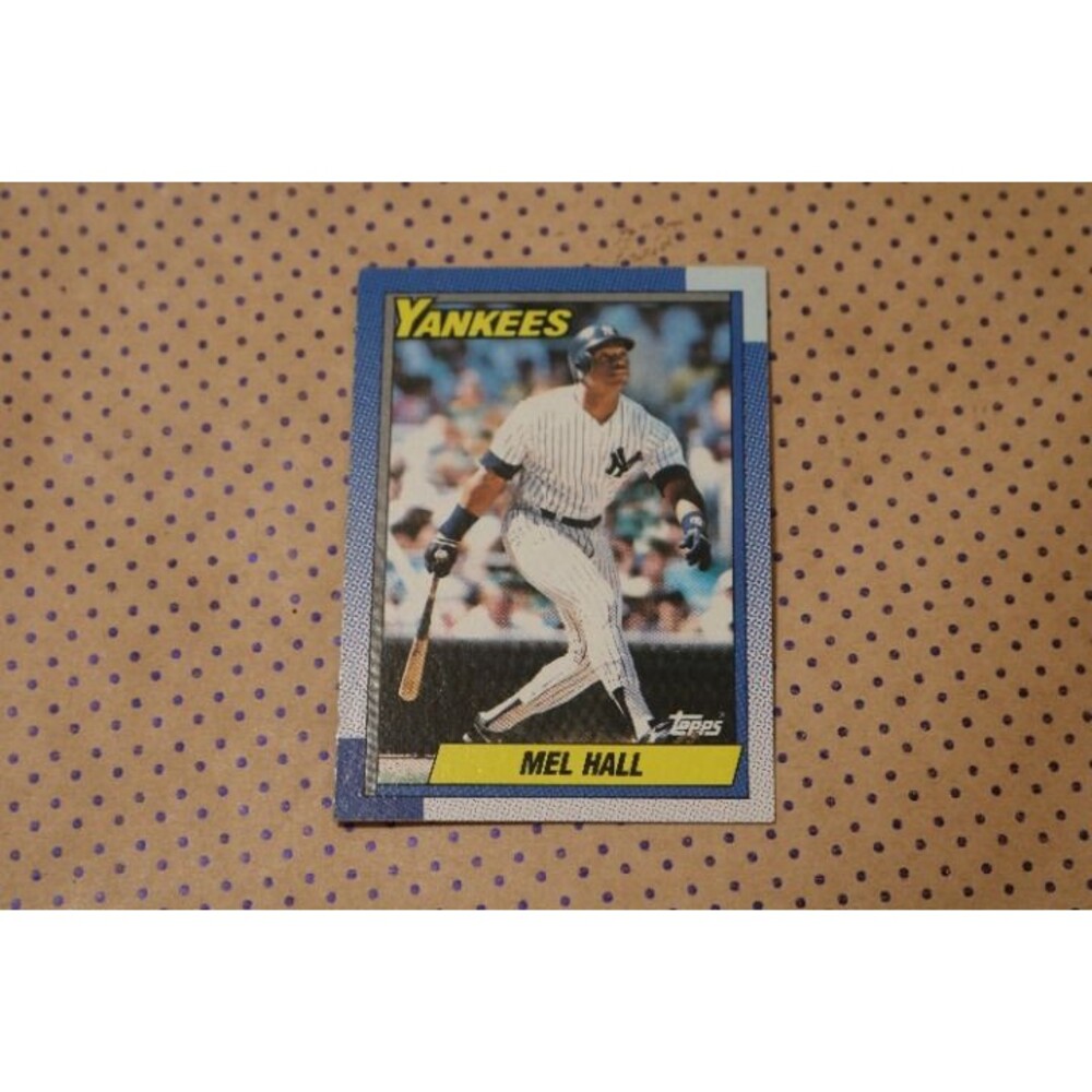 Mel Hall #436 Baseball Card (1990)